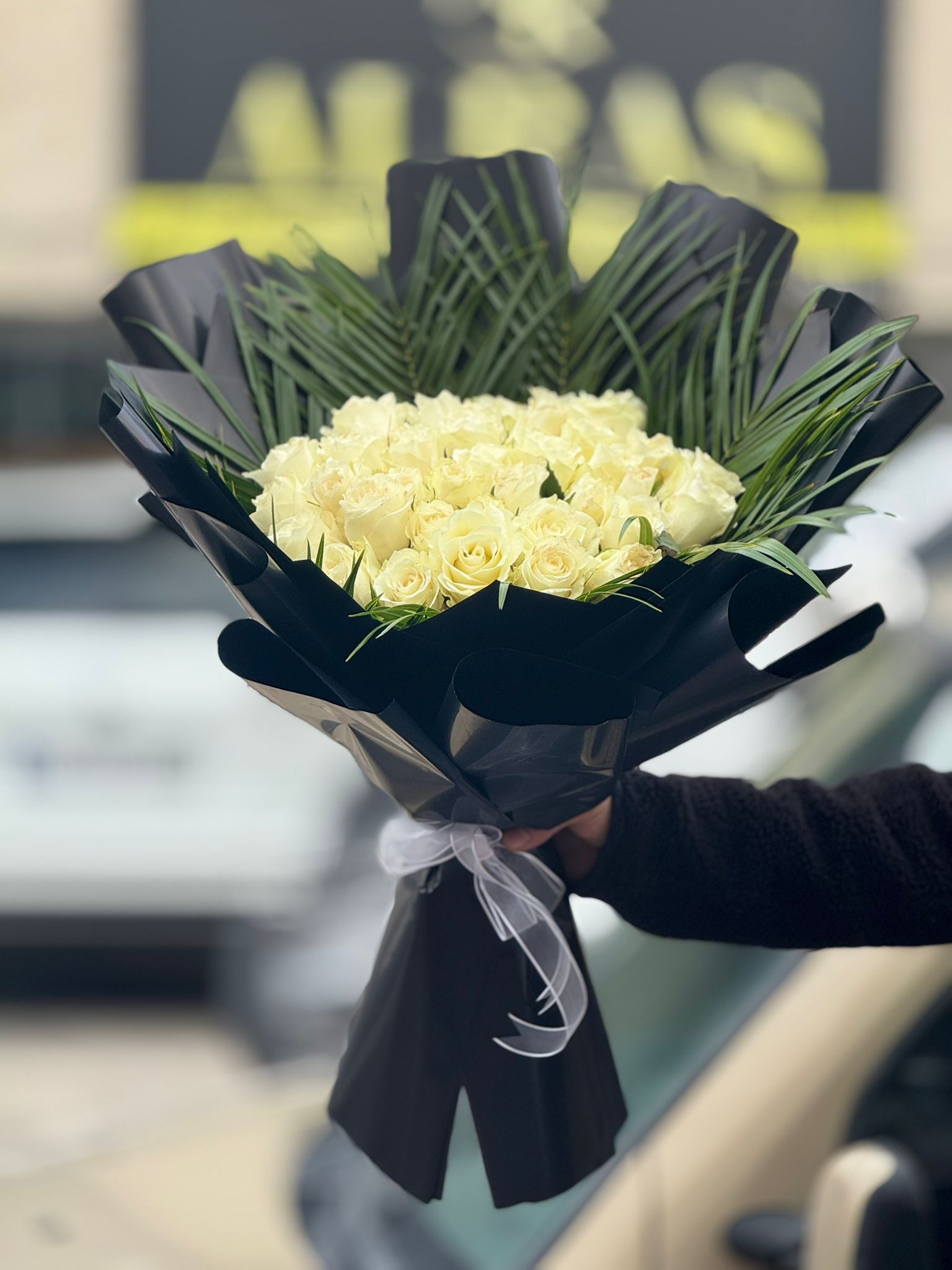 41'li Beyaz Gül Buketi