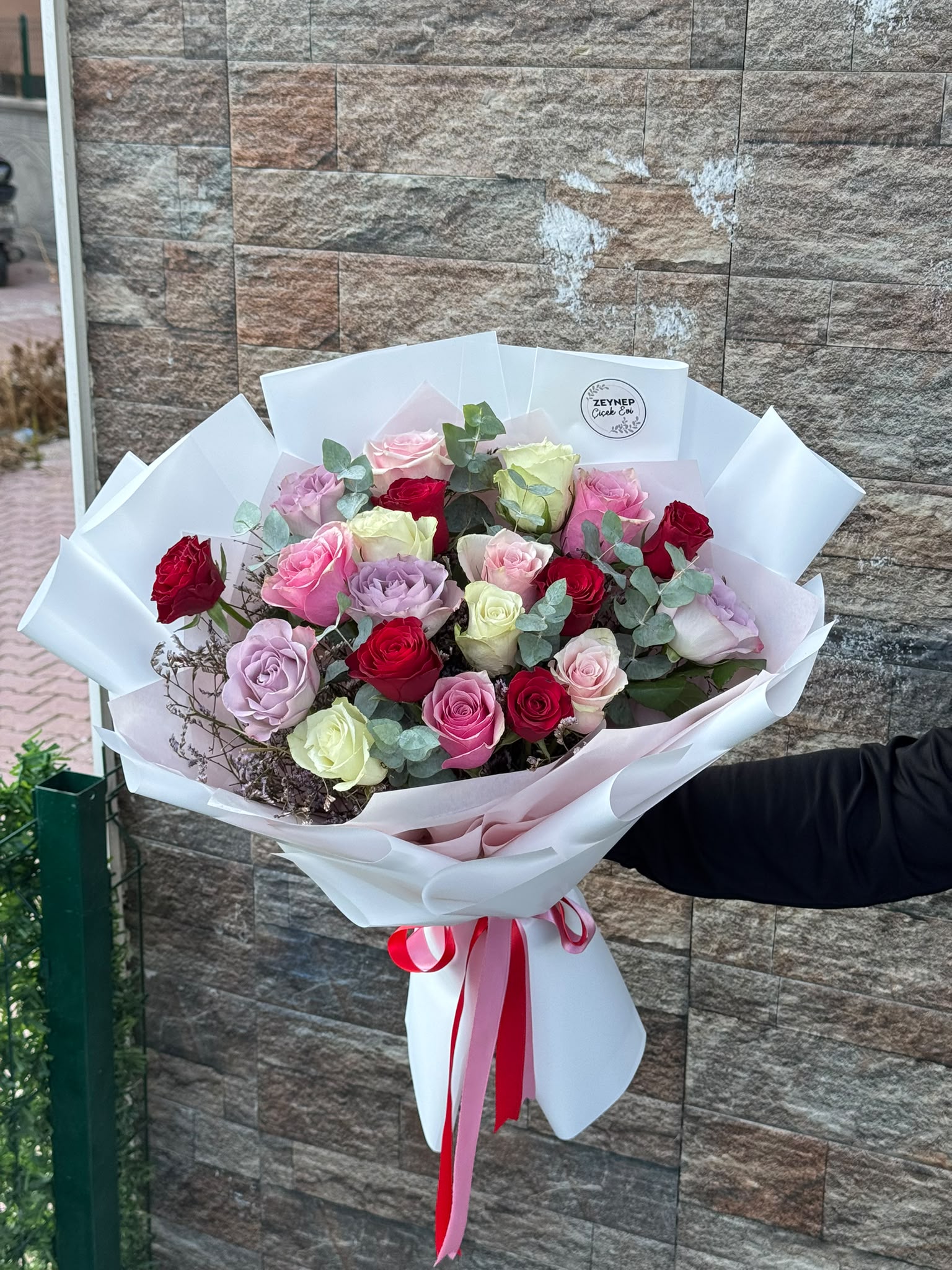 Renkli 20li Gül Buketi